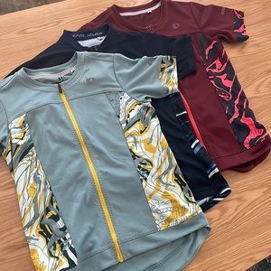 *Bundle of 3* Pearl Izumi Cycling Jerseys, Full-Zip, Size M